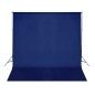 vidaXL Hintergrund Baumwolle Blau 300x300 cm Chroma-Key vidaXL Hintergrund Baumwolle Blau 300x300 cm Chroma-Key