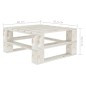 Outdoor-Tisch Paletten Holz Weiß Outdoor-Tisch Paletten Holz Weiß