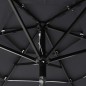 Sonnenschirm mit Aluminium-Mast 3-lagig Anthrazit 2 m Sonnenschirm mit Aluminium-Mast 3-lagig Anthrazit 2 m