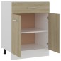 vidaXL Schubunterschrank Sonoma-Eiche 60x46x81,5 cm Holzwerkstoff vidaXL Schubunterschrank Sonoma-Eiche 60x46x81,5 cm Holzwerkstoff