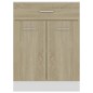 vidaXL Schubunterschrank Sonoma-Eiche 60x46x81,5 cm Holzwerkstoff vidaXL Schubunterschrank Sonoma-Eiche 60x46x81,5 cm Holzwerkstoff