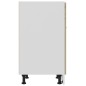 vidaXL Schubunterschrank Sonoma-Eiche 60x46x81,5 cm Holzwerkstoff vidaXL Schubunterschrank Sonoma-Eiche 60x46x81,5 cm Holzwerkstoff