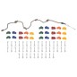 Klettergriffe mit Seil 25 Stk. Mehrfarbig Klettergriffe mit Seil 25 Stk. Mehrfarbig