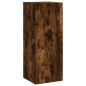 Highboard Räuchereiche 34,5x34x180 cm Holzwerkstoff Highboard Räuchereiche 34,5x34x180 cm Holzwerkstoff