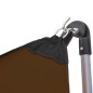 Hängematte mit faltbarem Ständer Braun Hängematte mit faltbarem Ständer Braun