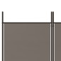 6-tlg. Paravent Anthrazit 300x200 cm Stoff 6-tlg. Paravent Anthrazit 300x200 cm Stoff