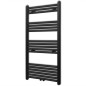 Handtuchheizkörper Warmwasser Gerade Schwarz 600x1160 mm Handtuchheizkörper Warmwasser Gerade Schwarz 600x1160 mm