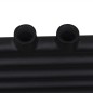 Handtuchheizkörper Warmwasser Gerade Schwarz 600x1160 mm Handtuchheizkörper Warmwasser Gerade Schwarz 600x1160 mm