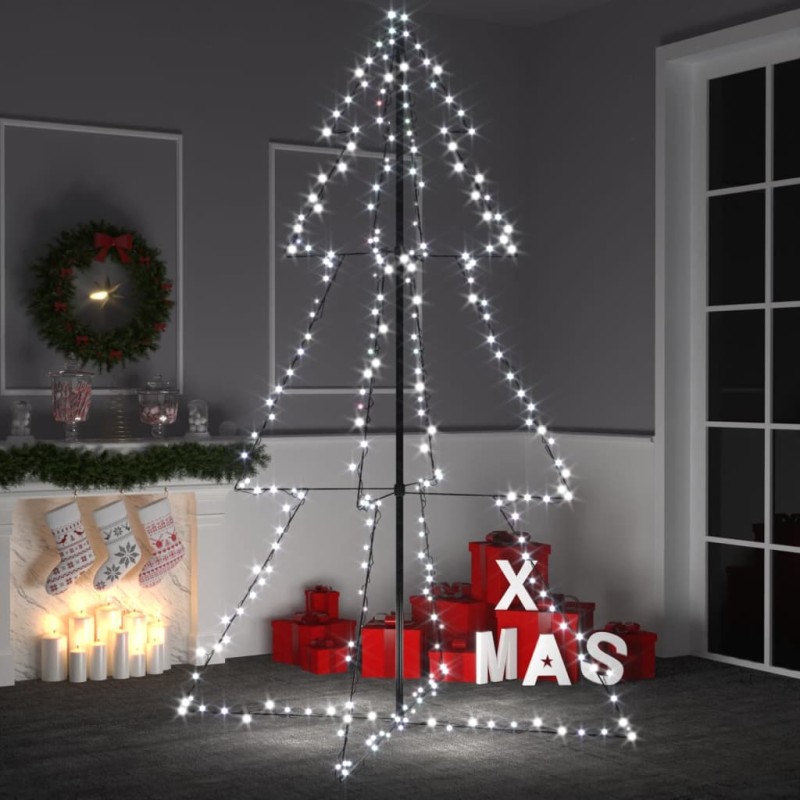 Weihnachtsbaum Kegelform 240 LEDs Indoor und Outdoor 118x180 cm Weihnachtsbaum Kegelform 240 LEDs Indoor und Outdoor 118x180 cm