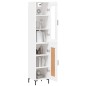 Highboard Weiß 34,5x34x180 cm Holzwerkstoff Highboard Weiß 34,5x34x180 cm Holzwerkstoff
