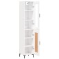 Highboard Weiß 34,5x34x180 cm Holzwerkstoff Highboard Weiß 34,5x34x180 cm Holzwerkstoff