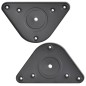 4x höhenverstellbares Tischbein Schwarz 1100 mm 4x höhenverstellbares Tischbein Schwarz 1100 mm