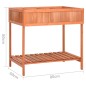 Pflanzgefäß für Kräuter 80x60x80 cm Massivholz Tanne Pflanzgefäß für Kräuter 80x60x80 cm Massivholz Tanne