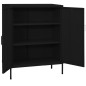 vidaXL Lagerschrank Schwarz 80x35x101,5 cm Stahl vidaXL Lagerschrank Schwarz 80x35x101,5 cm Stahl