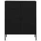 vidaXL Lagerschrank Schwarz 80x35x101,5 cm Stahl vidaXL Lagerschrank Schwarz 80x35x101,5 cm Stahl