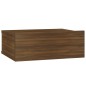 Hängende Nachttische 2 Stk Braun Eiche 40x30x15cm Holzwerkstoff Hängende Nachttische 2 Stk Braun Eiche 40x30x15cm Holzwerkstoff