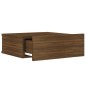 Hängende Nachttische 2 Stk Braun Eiche 40x30x15cm Holzwerkstoff Hängende Nachttische 2 Stk Braun Eiche 40x30x15cm Holzwerkstoff