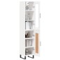 Highboard Hochglanz-Weiß 34,5x34x180 cm Holzwerkstoff Highboard Hochglanz-Weiß 34,5x34x180 cm Holzwerkstoff