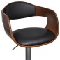Barhocker Bugholz und Kunstleder Barhocker Bugholz und Kunstleder