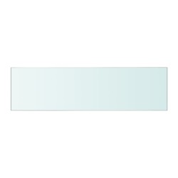 vidaXL Regalboden Glas Transparent 50 cm x 12 cm