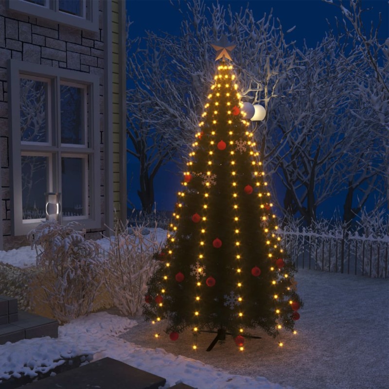Weihnachtsbaum-Lichternetz mit 250 LEDs 250 cm Weihnachtsbaum-Lichternetz mit 250 LEDs 250 cm
