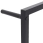 vidaXL Handtuchständer Schwarz 60x10x116 cm Stahl vidaXL Handtuchständer Schwarz 60x10x116 cm Stahl