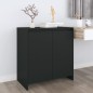 vidaXL Sideboard Schwarz 70x41x75 cm Holzwerkstoff vidaXL Sideboard Schwarz 70x41x75 cm Holzwerkstoff