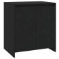 vidaXL Sideboard Schwarz 70x41x75 cm Holzwerkstoff vidaXL Sideboard Schwarz 70x41x75 cm Holzwerkstoff