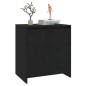 vidaXL Sideboard Schwarz 70x41x75 cm Holzwerkstoff vidaXL Sideboard Schwarz 70x41x75 cm Holzwerkstoff