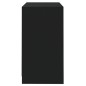 vidaXL Sideboard Schwarz 70x41x75 cm Holzwerkstoff vidaXL Sideboard Schwarz 70x41x75 cm Holzwerkstoff