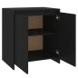 vidaXL Sideboard Schwarz 70x41x75 cm Holzwerkstoff vidaXL Sideboard Schwarz 70x41x75 cm Holzwerkstoff