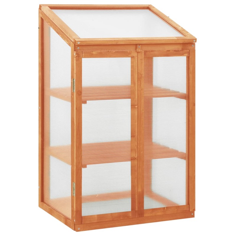 vidaXL Gewächshaus 60x45x100 cm Tannenholz vidaXL Gewächshaus 60x45x100 cm Tannenholz
