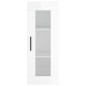 Highboard Hochglanz-Weiß 34,5x34x180 cm Holzwerkstoff Highboard Hochglanz-Weiß 34,5x34x180 cm Holzwerkstoff