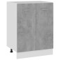 Unterschrank Betongrau 60x46x81,5 cm Holzwerkstoff Unterschrank Betongrau 60x46x81,5 cm Holzwerkstoff