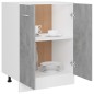 Unterschrank Betongrau 60x46x81,5 cm Holzwerkstoff Unterschrank Betongrau 60x46x81,5 cm Holzwerkstoff