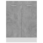 Unterschrank Betongrau 60x46x81,5 cm Holzwerkstoff Unterschrank Betongrau 60x46x81,5 cm Holzwerkstoff