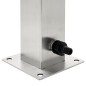 Garten-Wassersäule Edelstahl Quadratisch 95 cm Garten-Wassersäule Edelstahl Quadratisch 95 cm