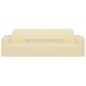 Stretch Sofahusse 3-Sitzer Creme Polyester-Jersey Stretch Sofahusse 3-Sitzer Creme Polyester-Jersey