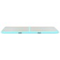 vidaXL Aufblasbare Gymnastikmatte mit Pumpe 800x100x10 cm PVC Grün vidaXL Aufblasbare Gymnastikmatte mit Pumpe 800x100x10 cm PVC Grün