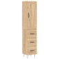 Highboard Sonoma-Eiche 34,5x34x180 cm Holzwerkstoff Highboard Sonoma-Eiche 34,5x34x180 cm Holzwerkstoff