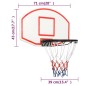 Basketballkorb Weiß 71x45x2 cm Polyethylen Basketballkorb Weiß 71x45x2 cm Polyethylen