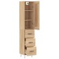 Highboard Sonoma-Eiche 34,5x34x180 cm Holzwerkstoff Highboard Sonoma-Eiche 34,5x34x180 cm Holzwerkstoff