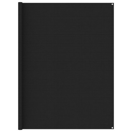 vidaXL Zeltteppich 250x350 cm Schwarz