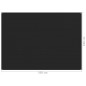vidaXL Zeltteppich 250x350 cm Schwarz vidaXL Zeltteppich 250x350 cm Schwarz