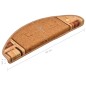 Treppenmatten Selbstklebend 15 Stk. Beige 65x21x4 cm Treppenmatten Selbstklebend 15 Stk. Beige 65x21x4 cm