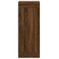 Highboard Braun Eichen-Optik 34,5x34x180 cm Holzwerkstoff Highboard Braun Eichen-Optik 34,5x34x180 cm Holzwerkstoff