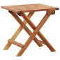 Klappbarer Garten-Couchtisch 40 x 40 x 40 cm Massivholz Akazie Klappbarer Garten-Couchtisch 40 x 40 x 40 cm Massivholz Akazie