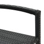 Barhocker 2 Stk. Schwarz Poly Rattan Barhocker 2 Stk. Schwarz Poly Rattan