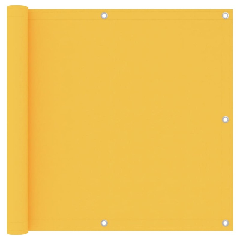 Balkon-Sichtschutz Gelb 90x500 cm Oxford-Gewebe Balkon-Sichtschutz Gelb 90x500 cm Oxford-Gewebe