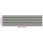 Balkon-Sichtschutz HDPE 75x300 cm Anthrazit und Weiß Balkon-Sichtschutz HDPE 75x300 cm Anthrazit und Weiß